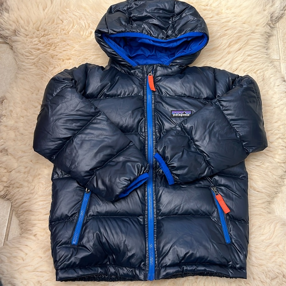 NWOT Patagonia Baby Hi-Loft Down Sweater Hoody 5T